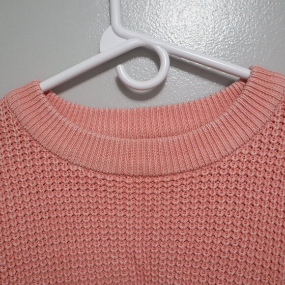 Old Navy Acid-Wash Shaker-Stitch Sweater in Sugar Coral - Picture 7 of 7